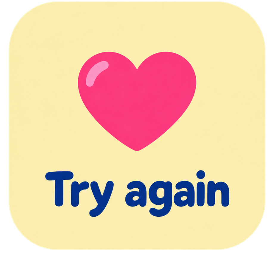 Try again
